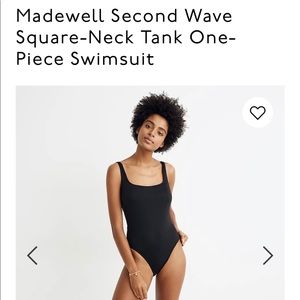 Madewell one piece bathing suit